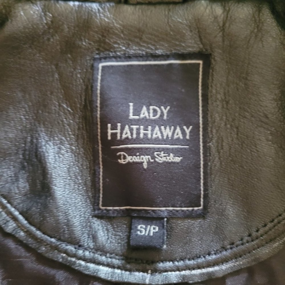 Lady Hathaway leather jacket size small - Picture 12 of 15